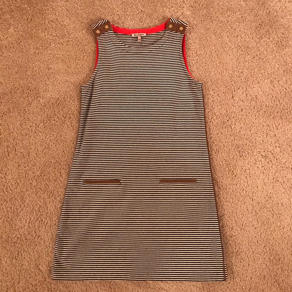 Juicy Couture jumper dress black and white small